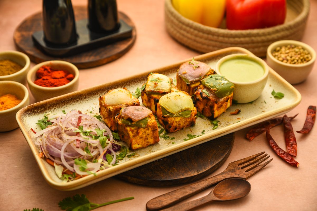 Paneer Tikka at The Purple Blend, Salt Lake